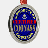 GECERTIFICEERDE COONASS METALEN ORNAMENT (Rechts)