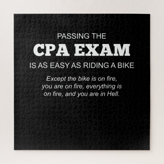 Gecertificeerde CPA-examencode Legpuzzel (Verticaal)