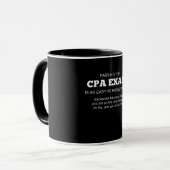 Gecertificeerde CPA-examencode Mok (Voorkant links)