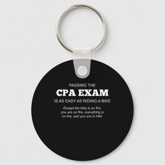 Gecertificeerde CPA-examencode Sleutelhanger (Voorkant)