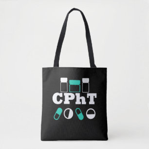 Gecertificeerde CPhT-cadeau voor technicus op farm Tote Bag