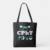 Gecertificeerde CPhT-cadeau voor technicus op farm Tote Bag (Achterkant)