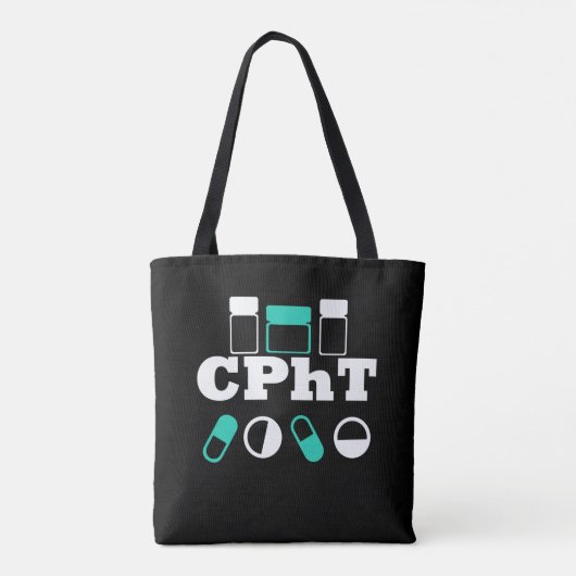 Gecertificeerde CPhT-cadeau voor technicus op farm Tote Bag (Achterkant)