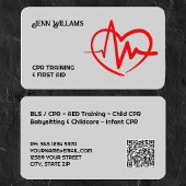 Gecertificeerde CPR Instructor Custom QR Visitekaartje