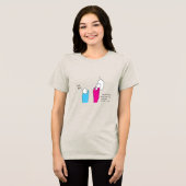 Gecertificeerde Cringe Casanova – onhandige pick-u Tri-Blend Shirt (Voorkant volledig)