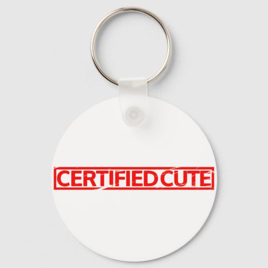Gecertificeerde Cute Stempel Sleutelhanger (Voorkant)