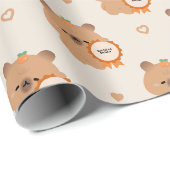 Gecertificeerde Delulu Capybara Cadeaupapier (Rol Hoek)