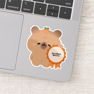 Gecertificeerde Delulu Capybara Sticker