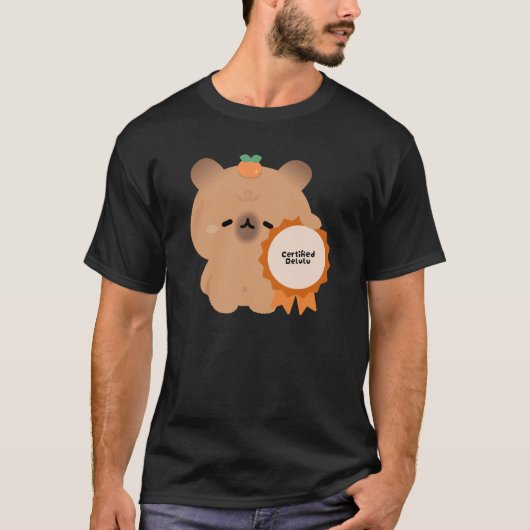 Gecertificeerde Delulu Capybara T-shirt (Voorkant)