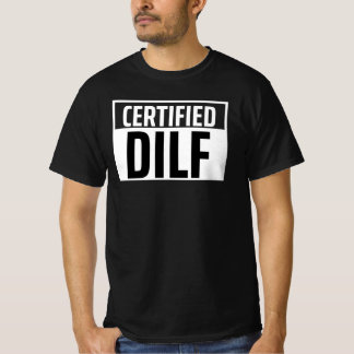 Gecertificeerde DILF Funny New Pap Fathers Day T-shirt