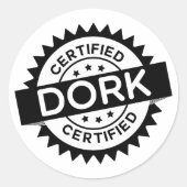 Gecertificeerde Dork Sticker (Voorkant)