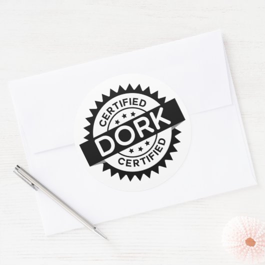 Gecertificeerde Dork Sticker (Envelop)