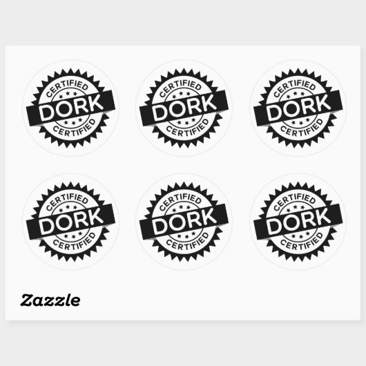Gecertificeerde Dork Sticker (Vel)