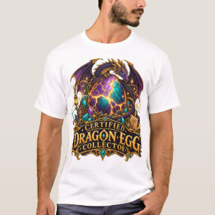 Gecertificeerde Draken Ei Verzamelaar Fantasy Drak T-shirt