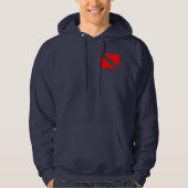 Gecertificeerde duiker 2 kleding hoodie (Voorkant)