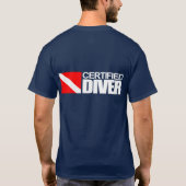 Gecertificeerde duiker 4 kleding t-shirt (Achterkant)