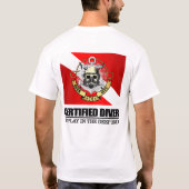 Gecertificeerde duiker (BDT) T-shirt (Achterkant)
