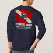 Gecertificeerde duiker (voedselketen) Kleding T-shirt (Achterkant)