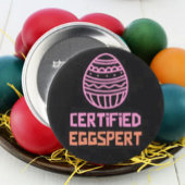 Gecertificeerde Eggspert Easter Button