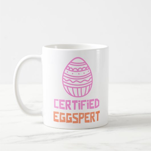 Gecertificeerde EierExpert Pasen Klassieke Mok (Links)