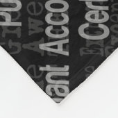 Gecertificeerde externe accountant fleece deken (Hoek)