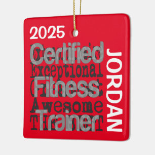 Gecertificeerde fitnesscurator, Extraordinaire CUS Keramisch Ornament