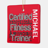 Gecertificeerde fitnesscurator, Extraordinaire CUS Keramisch Ornament (Links)