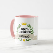  gecertificeerde fout retro banner mok (Voorkant links)