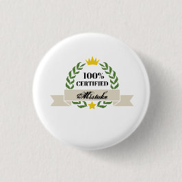  gecertificeerde fout retro banner ronde button 3,2 cm