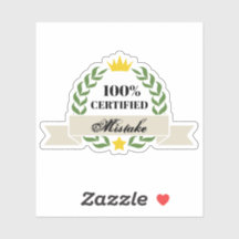  gecertificeerde fout retro banner