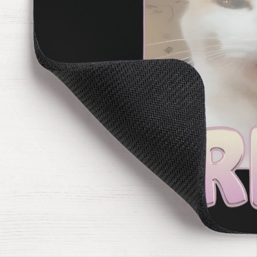 Gecertificeerde Freak Funny Cat Meme Muismat (Hoek)