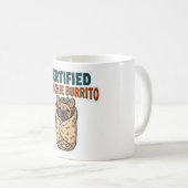 Gecertificeerde Frenchie Burrito Sticker Koffiemok (Voorkant rechts)