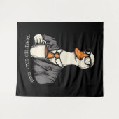 Gecertificeerde gekke gans wandkleed (Voorkant (horizontaal))