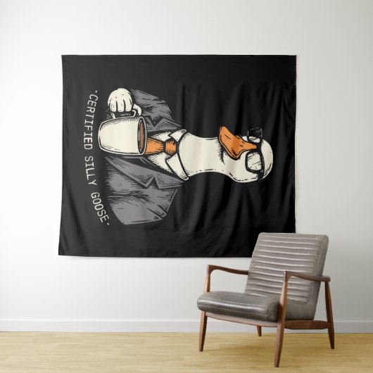 Gecertificeerde gekke gans wandkleed (In Situ (horizontaal))