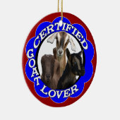 GECERTIFICEERDE GOAT LOVER CHRISTMAS ORNAMENT (Rechts)