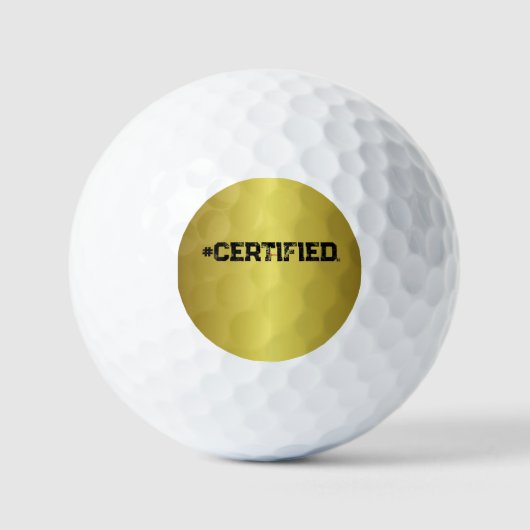 #GECERTIFICEERDE GOLFBALLEN (Voorkant)