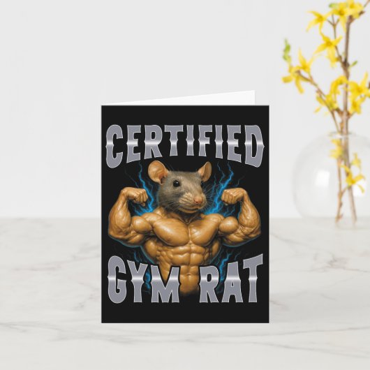 Gecertificeerde Gym Rat Kaart (Gele Bloem)