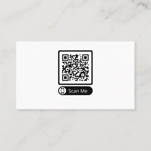 Gecertificeerde Health Coach scanbare QR-code Visitekaartje (Achterkant)