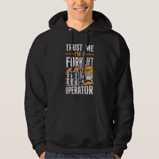 Gecertificeerde heftruckbestuurder vintage vertrou hoodie