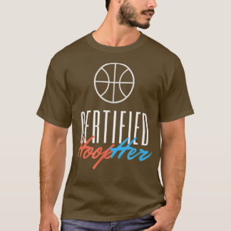 Gecertificeerde hoopHaar Basketball-meisje, Basket T-shirt