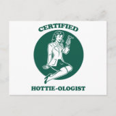 Gecertificeerde Hottie-loog Briefkaart (Voorkant)