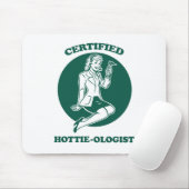 Gecertificeerde Hottie-loog Muismat (Met muis)