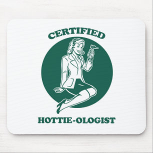 Gecertificeerde Hottie-loog Muismat
