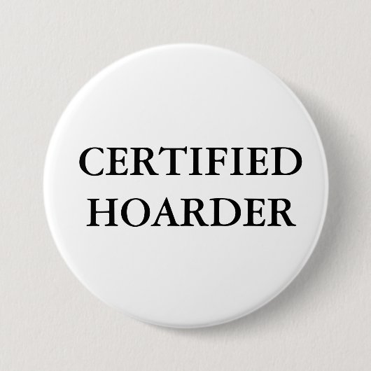 GECERTIFICEERDE HOUDER RONDE BUTTON 7,6 CM (Voorkant)