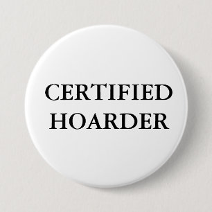 GECERTIFICEERDE HOUDER RONDE BUTTON 7,6 CM