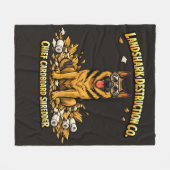 Gecertificeerde Huisdecorateur Ontwerp Duitse Herd Fleece Deken (Voorkant (Horizontaal))