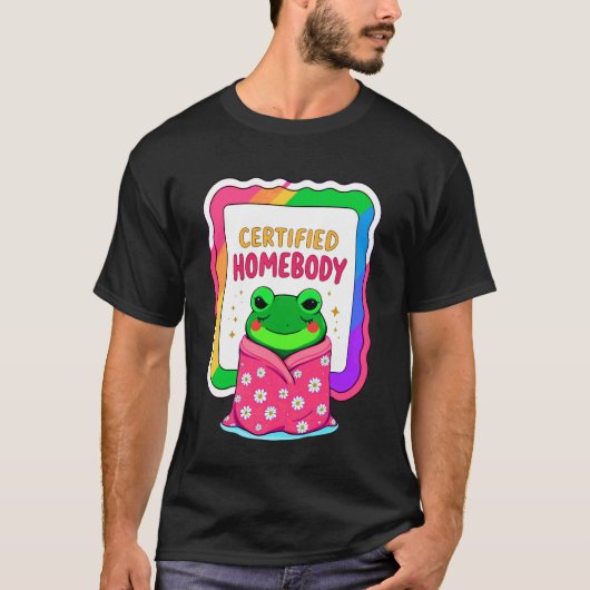 Gecertificeerde Huisgebonden Kikker T-shirt (Voorkant)