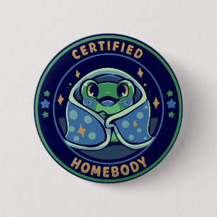 Gecertificeerde Huisluis Ronde Button 5,7 Cm