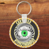 GECERTIFICEERDE HYPNOTHERAPIST LOGO SLEUTELHANGER (Voorkant)