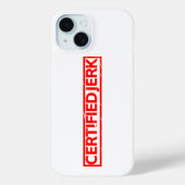 Gecertificeerde Jerk Stamp Case-Mate iPhone Case (Achterkant)